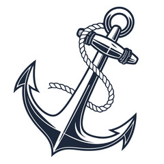 anchor icon dark gray anchor white background © Creative Graphics