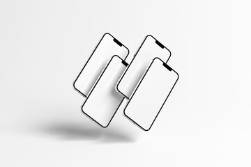 Smartphone Mockup Template for App and Branding Showcase