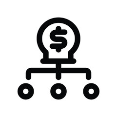 idea icon. vector line icon for your website, mobile, presentation, and logo design.