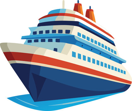 cruise ship  vector