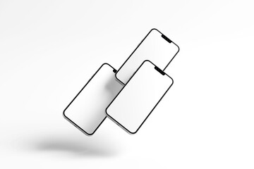 Smartphone Mockup Template for UI and App Design Showcase