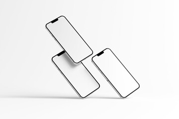 Smartphone Mockup Template for App and UI Design Presentations