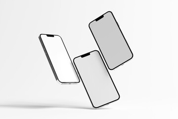 Smartphone Mockup Template for App and UI Design Presentations