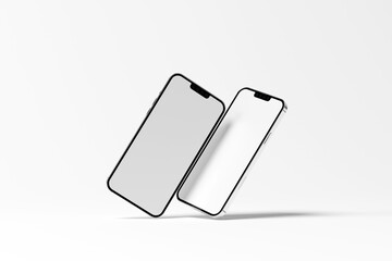 Smartphone Mockup Template for App and UI Design