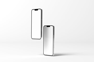 Smartphone Mockup with Minimal Design for Presentation and Branding