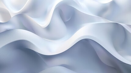 Electric Blue Mystique. Abstract Symmetry in Azure Landscape