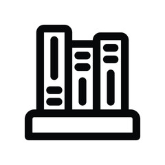 books icon. vector line icon for your website, mobile, presentation, and logo design.