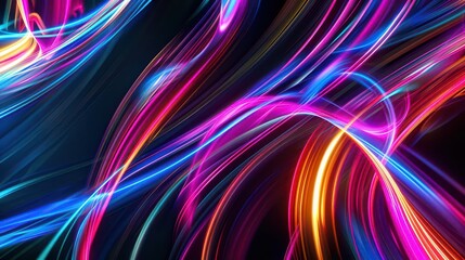 Vibrant Light Show. A dazzling display of colorful visual effects