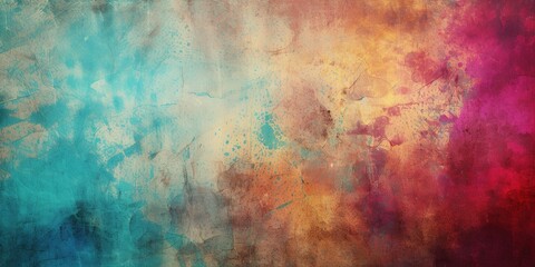 Fototapeta premium A colorful background with splatters of paint , background.