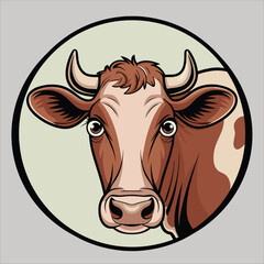 cattle vector for logo, template, tshirt, banner etc