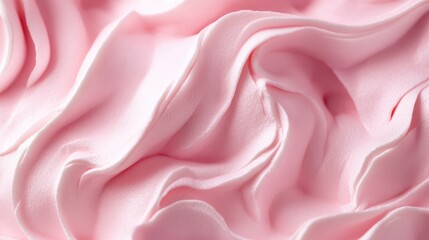 Obraz premium Delicate Pink Marshmallow Whipped Cream Texture for Culinary and Dessert Designs