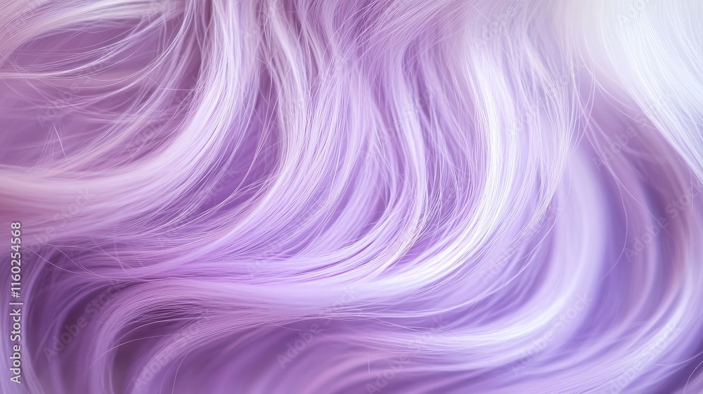 Poster lavender wave texture background with soft gradient and smooth flowing strands for tranquil and calm