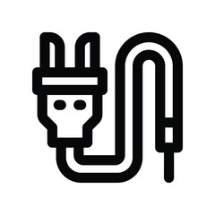 plug icon. vector line icon for your website, mobile, presentation, and logo design.