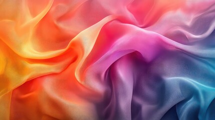 Obraz premium Elegant Colorful Silk Fabric Texture for Textiles and Backgrounds in Abstract Design