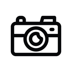 camera icon. vector line icon for your website, mobile, presentation, and logo design.