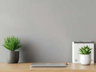 Modern office desk setup with Mocha Mousse accessories, stylish workspace organization