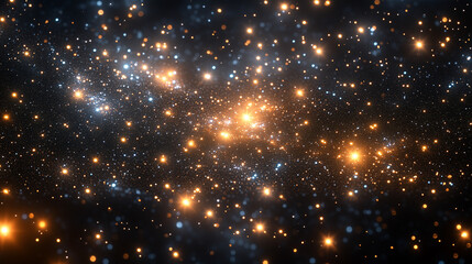 Fototapeta premium A cluster of stars in sky. Starry, sky, stars, space planets, asteroids, general plan. Asteroids are a general plan of planets. Asteroids and planets plan to orbit the stars in the sky. The lifestyle.