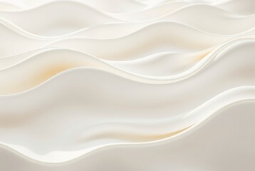 Obraz premium Abstract Gentle Waves of Creamy Textures in Soft Light