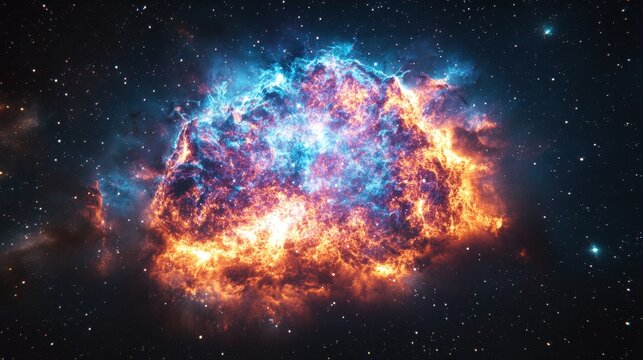 Supernova explosion cosmic realm stellar remnant images deep space vivid energy waves astronomical concepts
