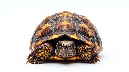 Fototapeta premium Turtle conservation awareness event coastal region animal photography natural habitat front view marine protection concept