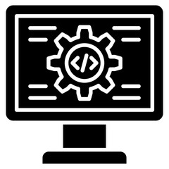 Monitor  Icon Element For Design