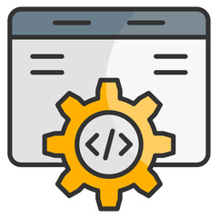 Code  Icon Element For Design