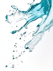Obraz premium Splashing Water Droplets