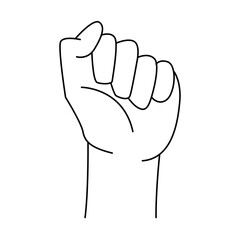 Hand Gestures Thin Line Icons