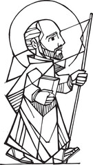 Saint Ignatius of Loyola illustration