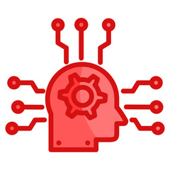 Artificial Intelligence  Icon Element For Design
