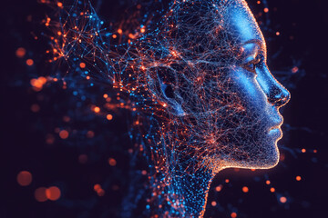 generative illustration. awareness of astral energies of the subtle plane. A walk through other worlds	