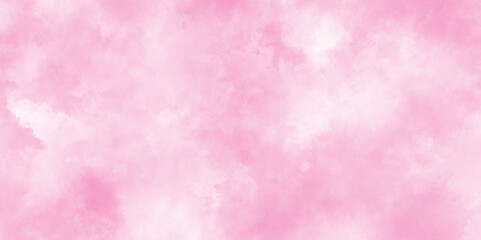 abstract color pink texture background on black canvas with smoke, Soft and cloudy watercolor stain of pink paint texture, Ink effect light pink color shades gradient pink grunge texture.