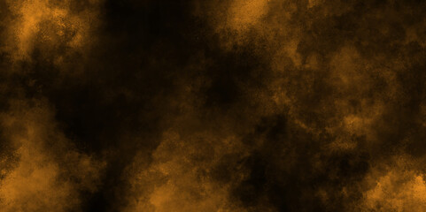 grunge and grainy abstract Flying through stormy brown clouds, Orange Fog or smoke color isolated background for effect, Texture of a orange brown concrete as a background, brown grungy wall.