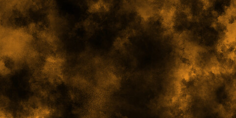 grunge and grainy abstract Flying through stormy brown clouds, Orange Fog or smoke color isolated background for effect, Texture of a orange brown concrete as a background, brown grungy wall.