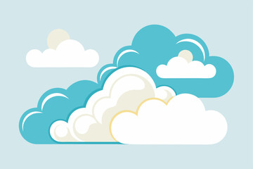 Cloud Vector and Illustrations for Graphic Design