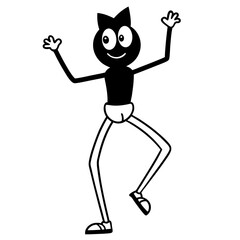 cartoon illustration animation cartoon character silhouette 