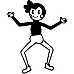 running person silhouette