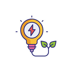 Renewable Energy vector icon