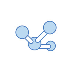 Chemical Structure vector icon