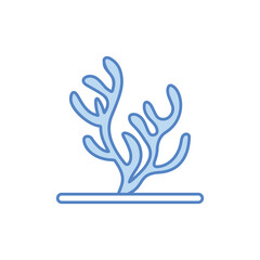 Obraz premium Algae vector icon