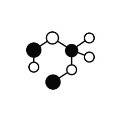 Molecule vector icon