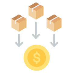 Obraz premium Cost Icon