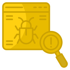 Bug Tracking  Icon Element For Design