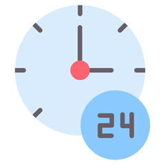 24 Hours Icon