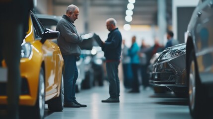 Interactive car trade-in workshop at a public library. Featuring informational sessions and vehicle valuation tips