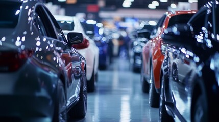 Interactive vehicle trade-in showcase at a local car show. Featuring a variety of models and trade-in options