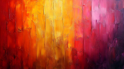 Abstract Art Creates with Red, Orange, Purple, Painting, Texture, Background, Design, Colorful Strokes Vividly