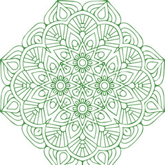 Beautiful flower art and mandala vector design