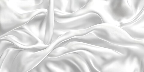 Obraz premium White fabric with a pattern on it