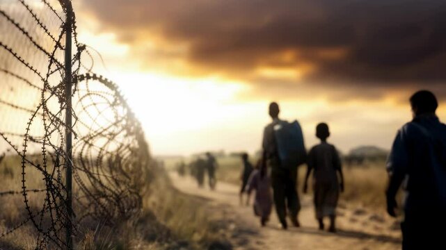 Refugee video: displacement journey, survival struggle, humanitarian crisis, cultural resilience, emotional hardship, fleeing conflict, refugee stories, perseverance, rebuilding lives.